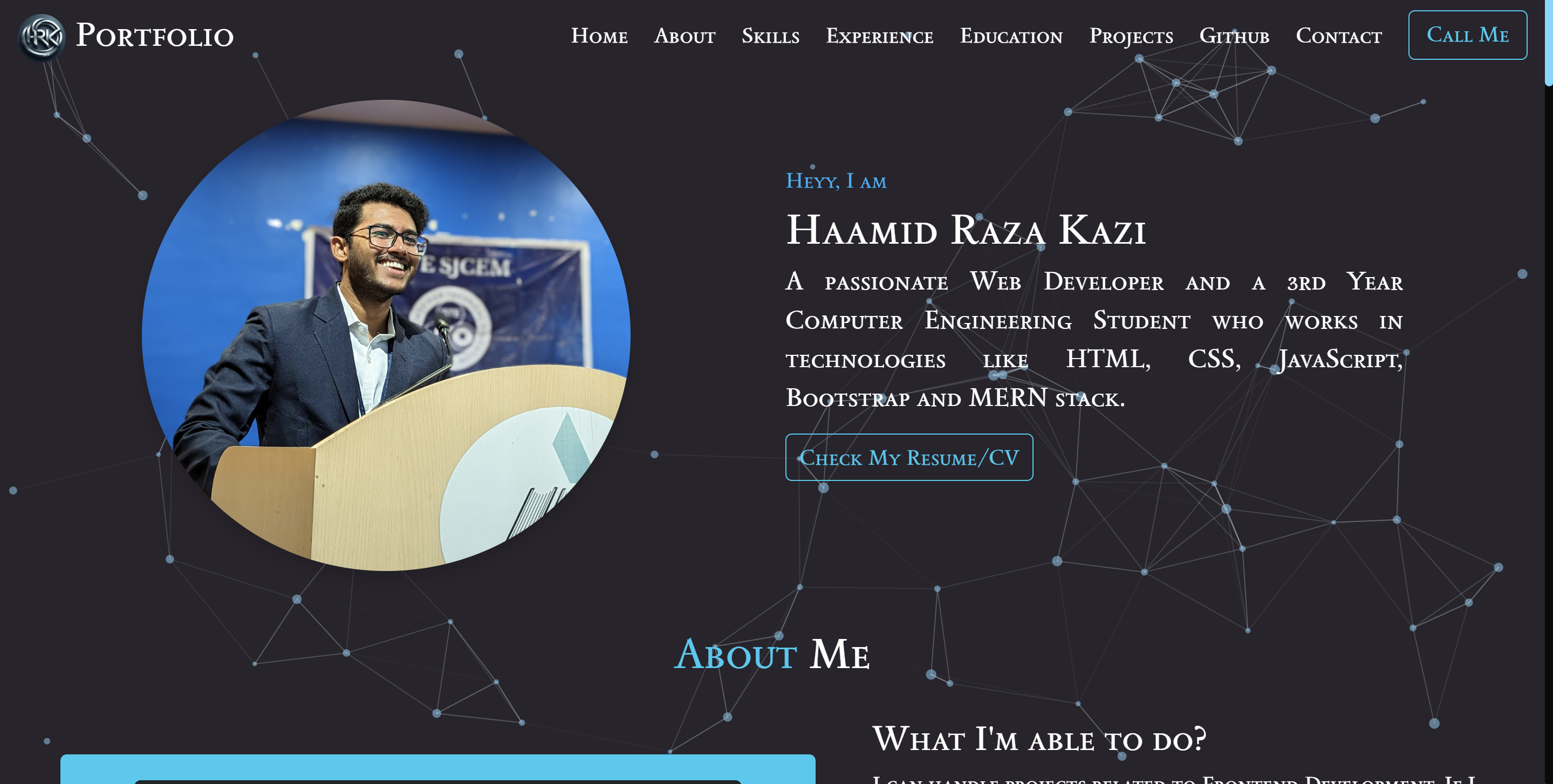 Portfolio Dark