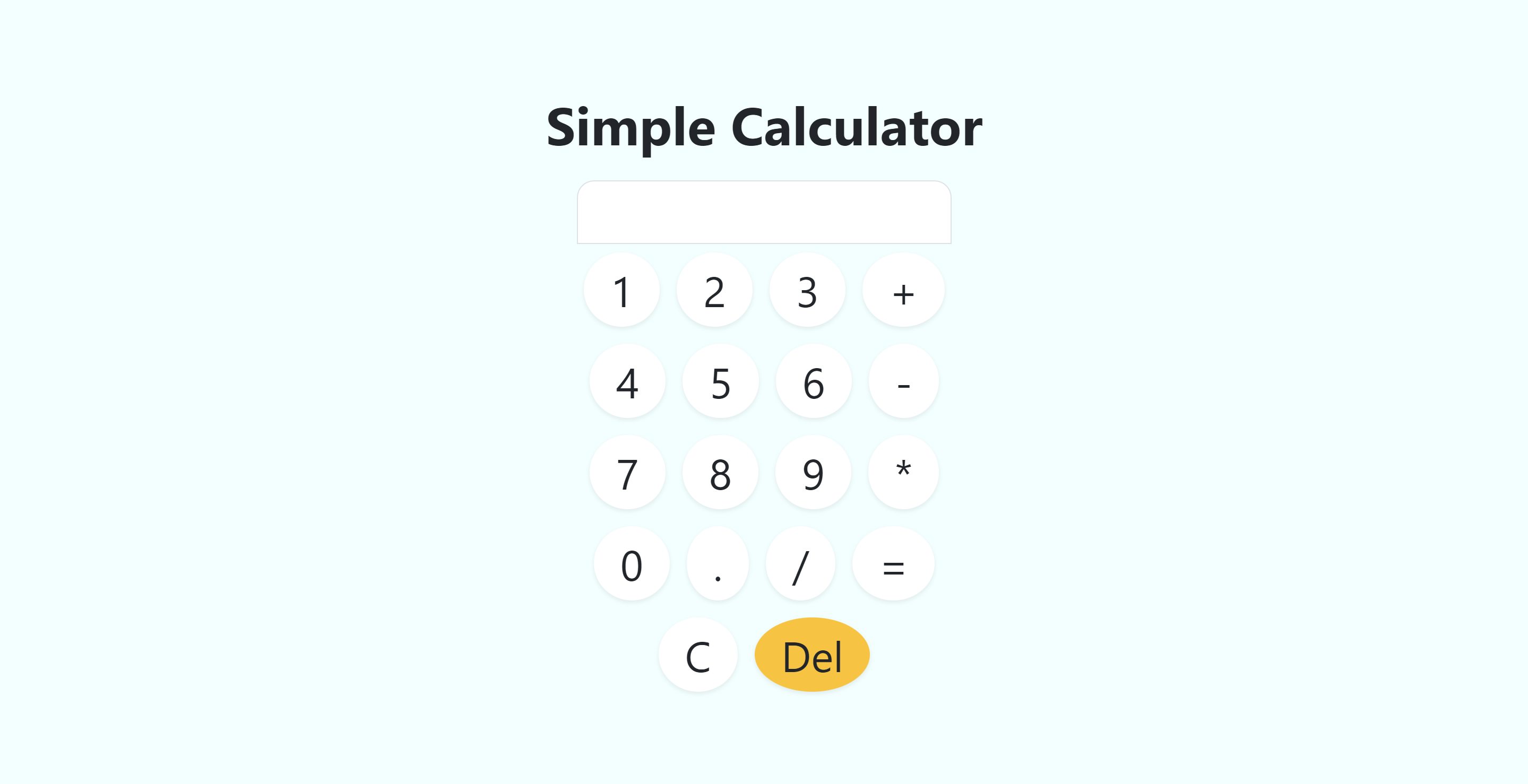 Simple Calculator