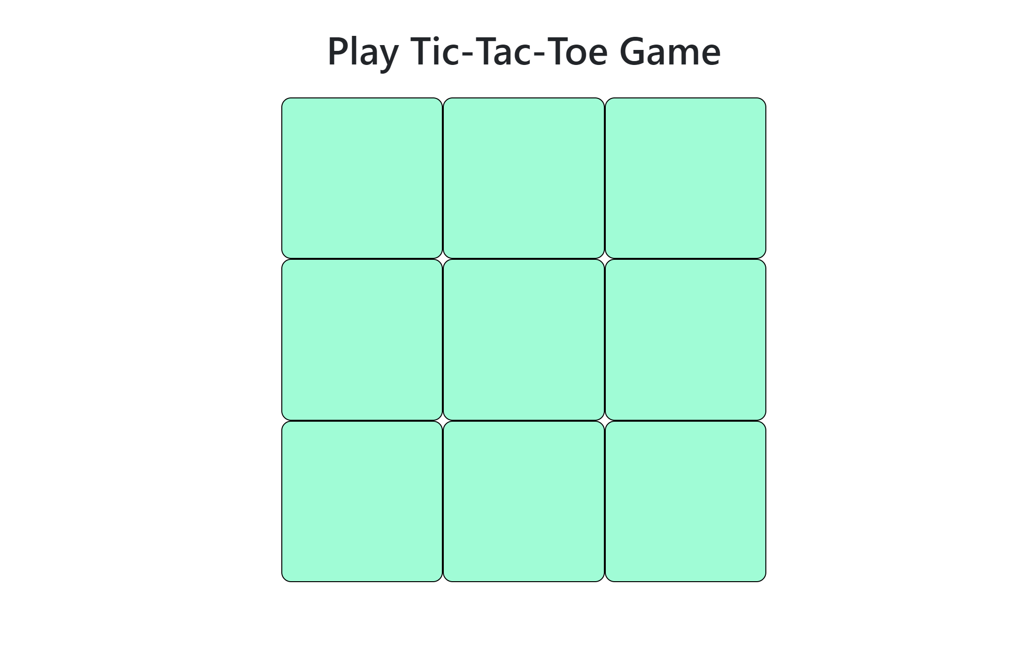 Tic-Tac-Toe
